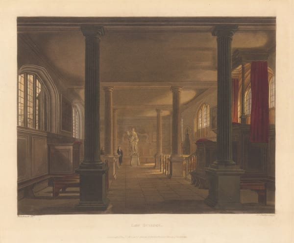 Rudolph Ackermann, Cambridge University - Law School, 1815