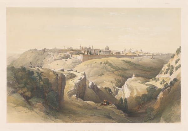 David Roberts, Jerusalem - Panorama of Jerusalem, 1846