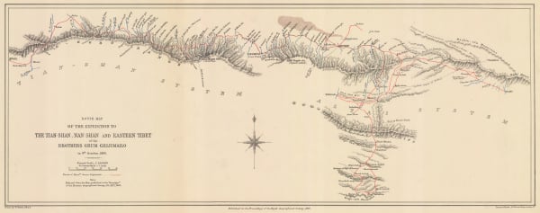 Royal Geographical Society (RGS), Tianshan Mountains, 1891