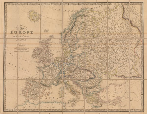 James Wyld, Map of Europe, 1844