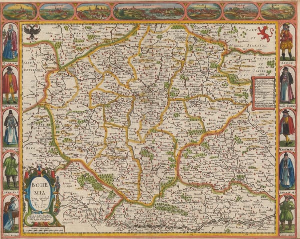 John Speed, Bohemia, 1676