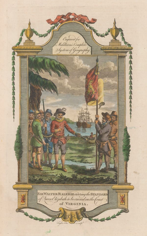 Charles Middleton, US Pre-Revolution - Sir Walter Raleigh, 1778