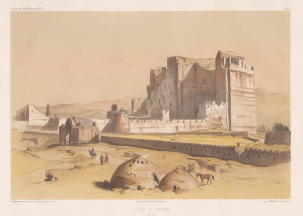 Xavier de Hell, Iran - Tauris (Tabriz), Arg Alishah Citadel, 1853