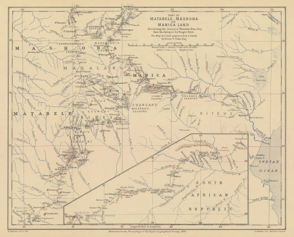 Royal Geographical Society (RGS), Mozambique and Zimbabwe, 1892