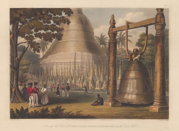 Lt. Joseph Moore, Burma - Rangoon /Yangon , 1825