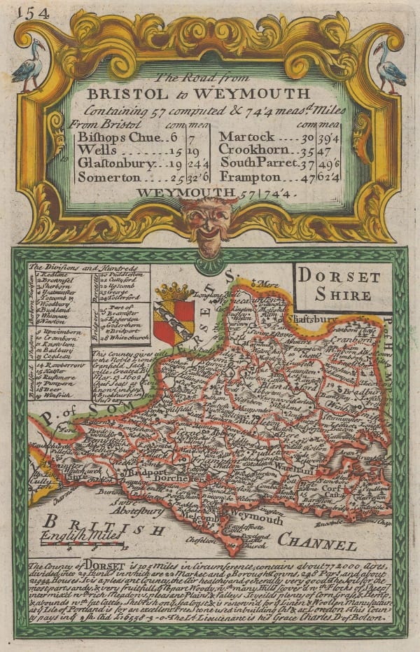 Emanuel Bowen & John Owen, Dorset Shire, 1720