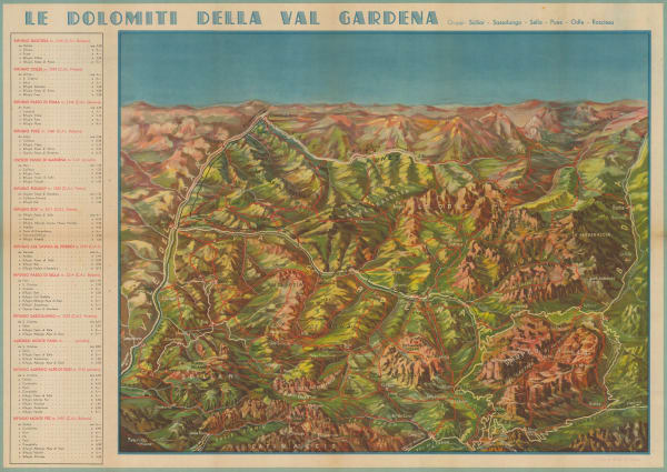 N. Moneta, The Dolomites, 1950 c