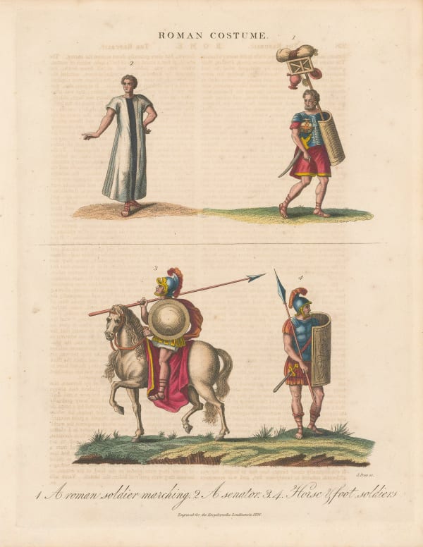 John Wilkes, Italy - Rome, Roman Costume, 1829