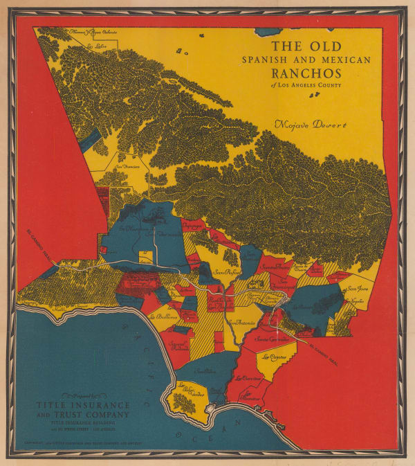 Gerald Allen Eddy, The Ranchos of Los Angeles County, 1929