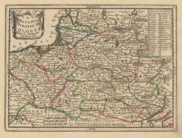 Jacques Chiquet, Kingdom of Poland and Grand Duchy of Lithuania, 1719