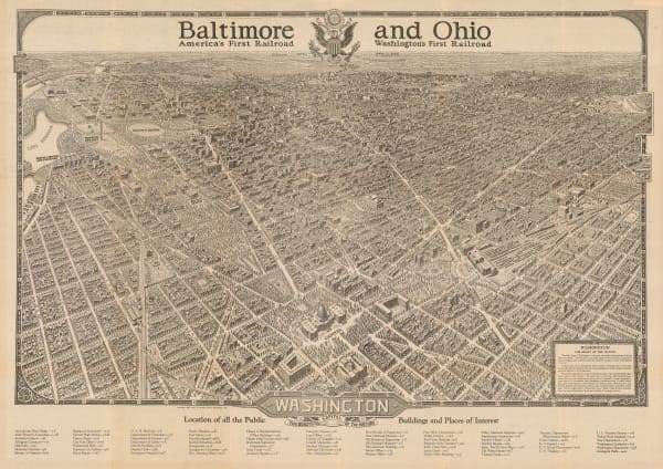 William Olsen, Washington - The Beautiful Capital of the Nation, 1923