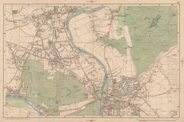 George W. Bacon, Twickenham, Teddington & Richmond Park, 1900
