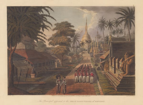 Lt. Joseph Moore, Burma - Rangoon /Yangon , 1825