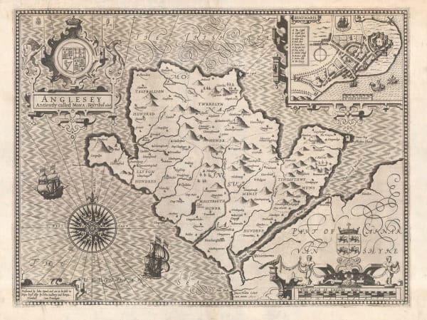 John Speed, Anglesey: Antiently called Mona, 1614