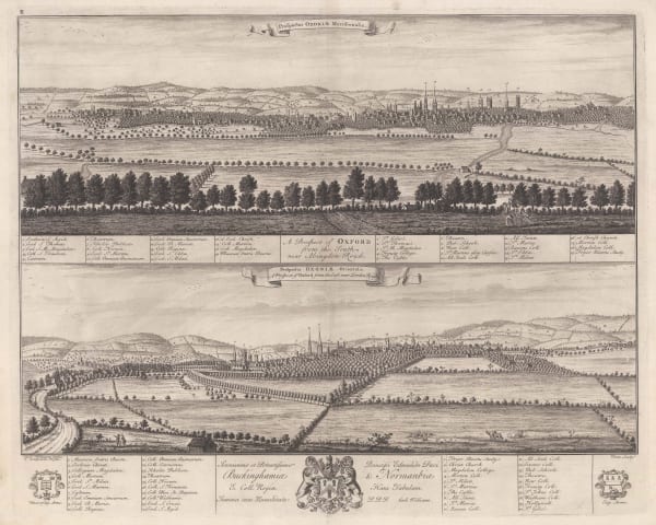 William Williams, Oxford - Panoramas of Oxford, 1734