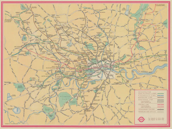 London Underground, London Underground Transport, 1947