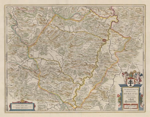 Willem & Jan Blaeu, Hirschfeld, Saxony, 1650