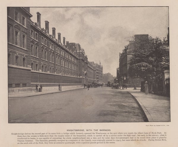 Cassell & Co., London - Knightsbridge Barracks, 1900 c.