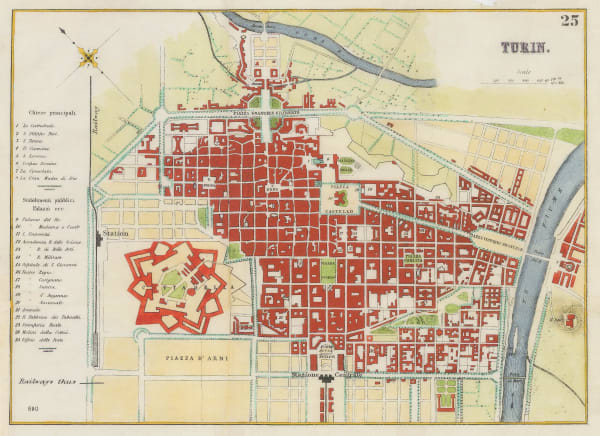 George Bradshaw, Turin, 1889