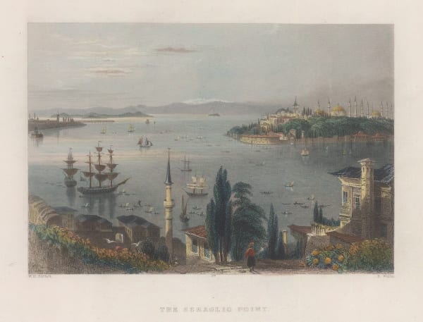 William Bartlett, Turkey - Seraglio Point (Sarayburnu), 1838