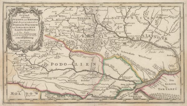 Gabriel Bodenehr, Central Ukraine, Dnieper River, 1760 c.