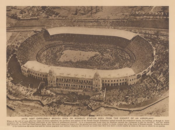 Arthur St John Adcock, Football - Wembley, 1927