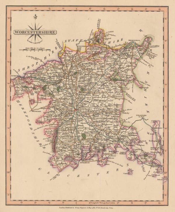 John Cary, Worcestershire, 1709