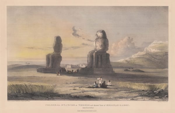 Capt. Charles Franklin Head, Egypt - Memnonium, Colossi of Memnon, 1833