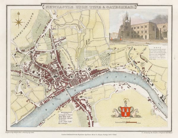 Cole & Roper, Newcastle upon Tyne & Gateshead, 1808