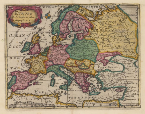 Nicolas & Guillaume Sanson, Europe, 1700