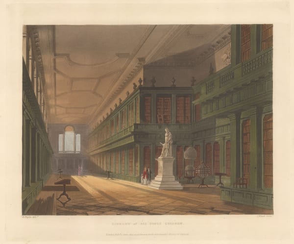 Rudolph Ackermann, Oxford University - All Souls College, 1814
