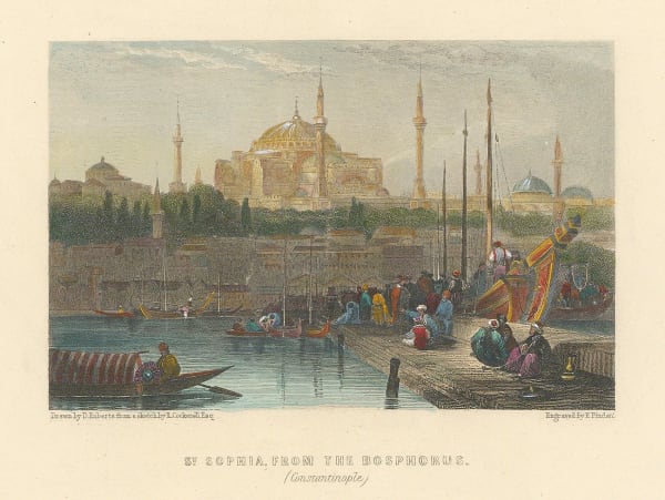 A. Fullarton & Co., Turkey - Istanbul / Constantinople, St Sophia, 1856