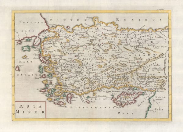 Herman Moll, Asia Minor / Turkey, 1745