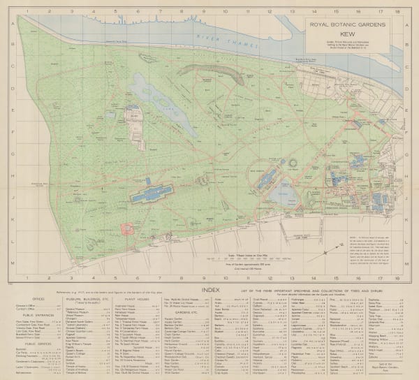 Ordnance Survey, Royal Botanic Gardens Kew, 1963