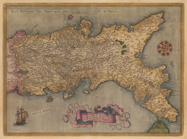 Abraham Ortelius, Southern Italy, 1592