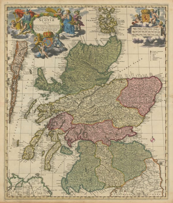 Nicolas Visscher, Scotland, 1680 c.