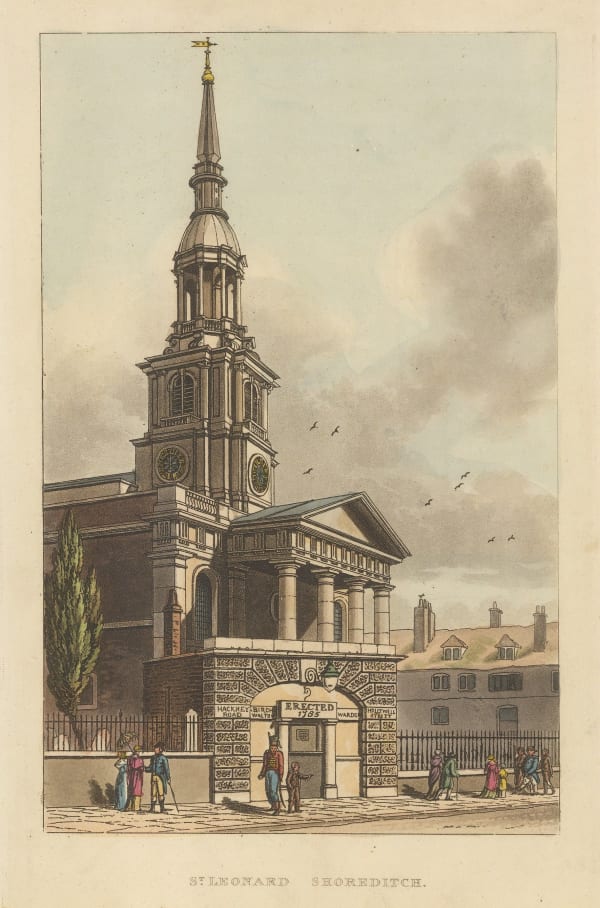 John Papworth, London - Shoreditch Church, 1816