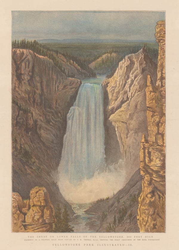 The Graphic Magazine, Wyoming - Yellowstone Park, 1888