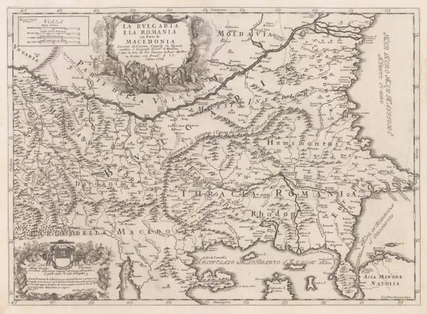 Giovanni Giacomo Rossi, Bulgaria, Romania, North Macedonia & Serbia, 1689
