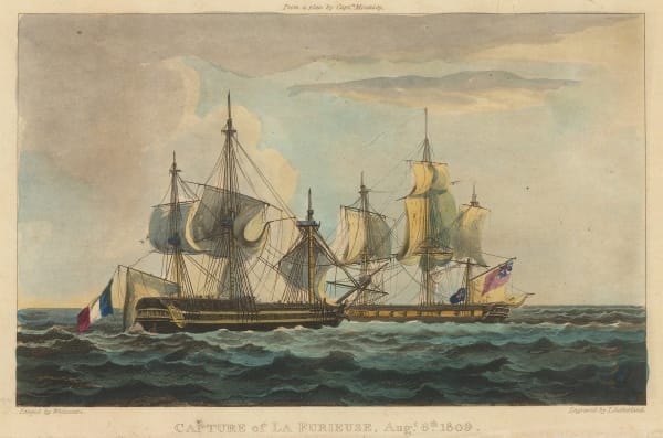 James Ralfe, Capture of La Furieuse, 1820