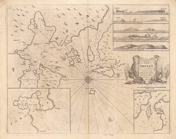Capt. Greenvile Collins, The Chief Harbours in the Islands of Orkney, 1785