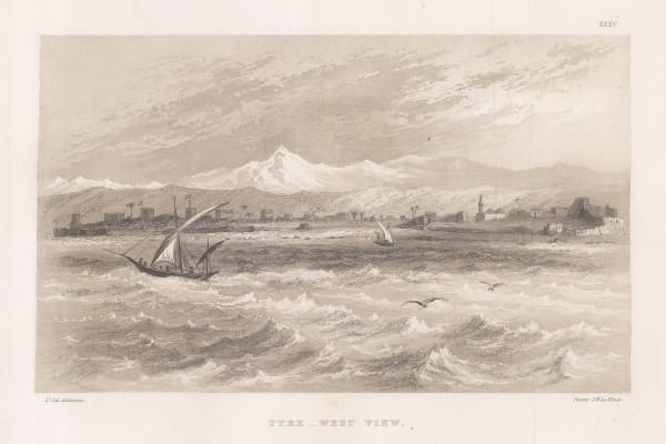 Lt. Col. Francis Rawdon Chesney, Lebanon - Tyre, 1850