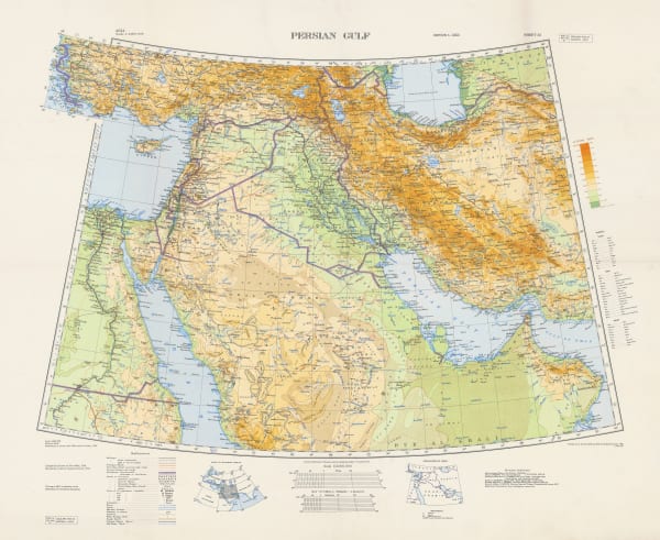 Geographical Section, General Staff (GSGS), Persian Gulf, 1956