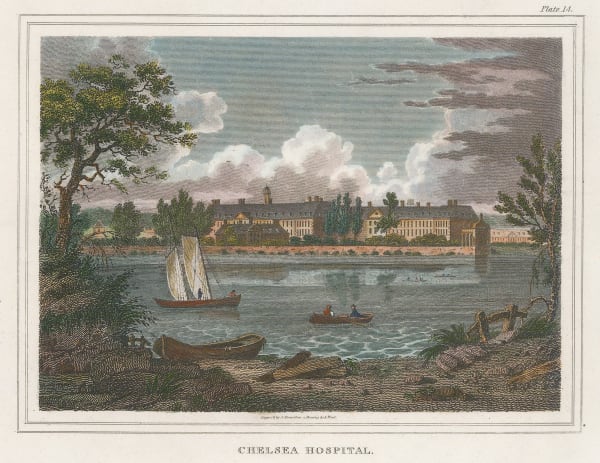 John Storer, London - Chelsea Hospital, 1819