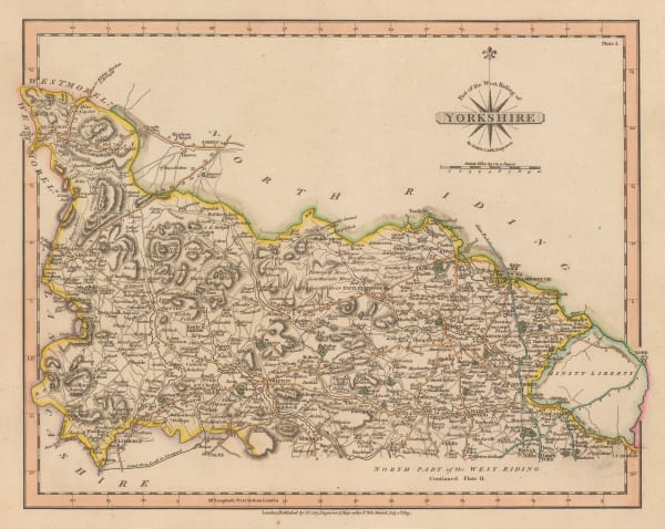 John Cary, Yorkshire - Northern part of the West Riding, 1809
