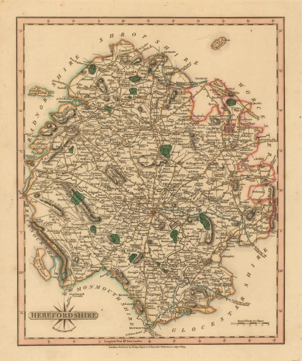 John Cary, Herefordshire, 1809