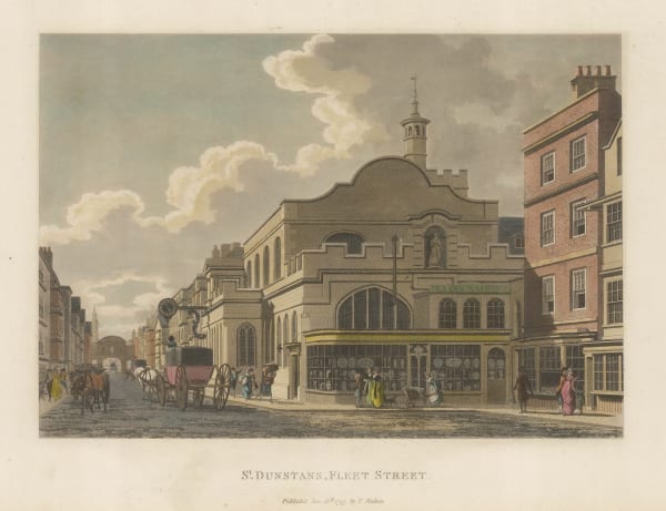 Thomas Malton, London - St Dunstan-in-the-West, 1797