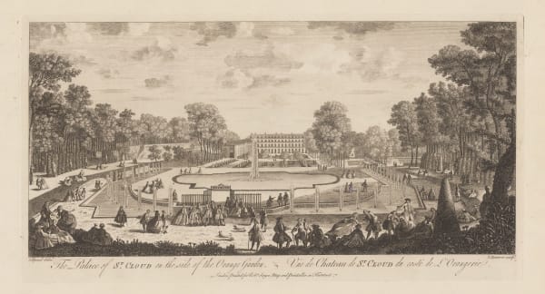 Robert Sayer, France - Chateau de Saint-Cloud, 1774