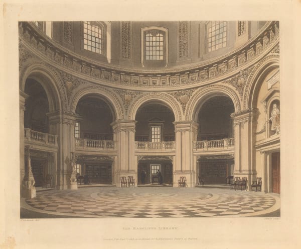 Rudolph Ackermann, Oxford University - Radcliffe Camera, 1814