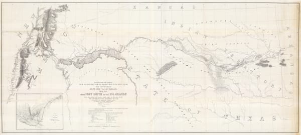 United States Pacific Railroad Expeditions (USPRR), From Fort Smith to the Rio Grande, 1855